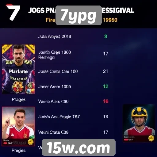 Avaliação dos jogos mais populares no 7ypg
